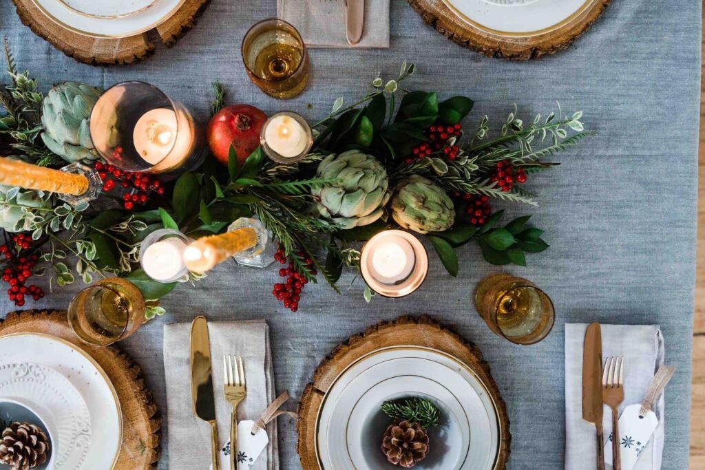 Holiday Table Decor